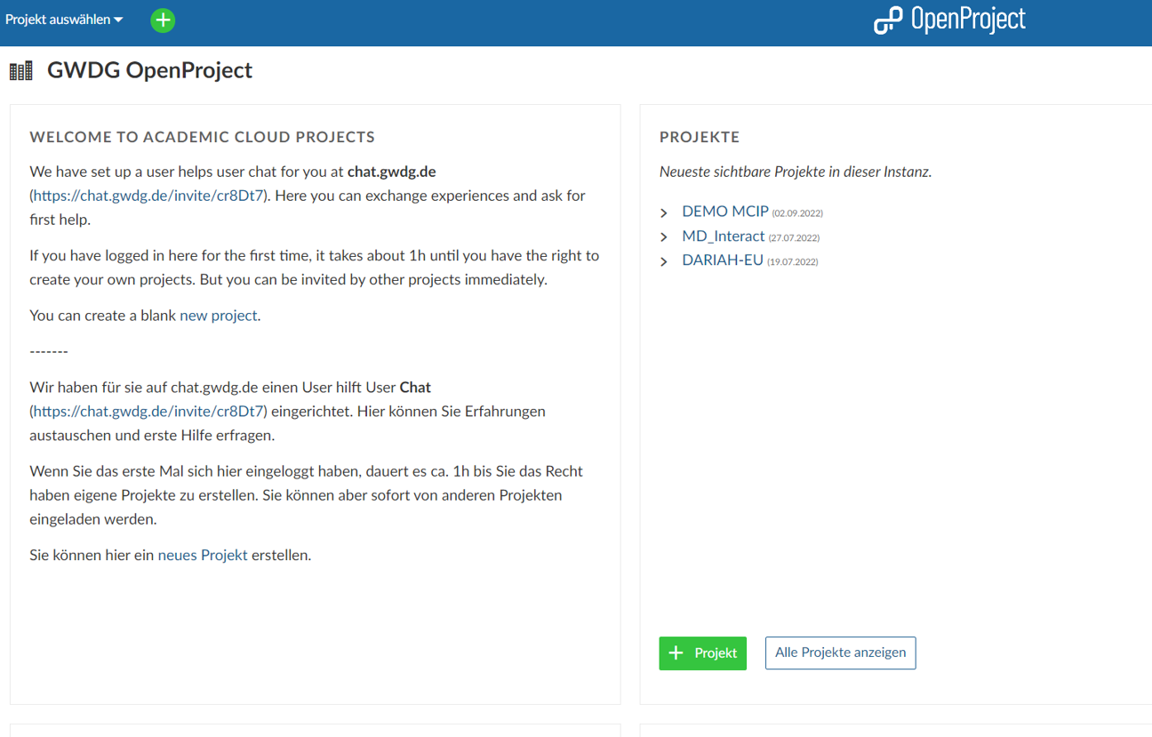 Thumbnail for service OpenProject